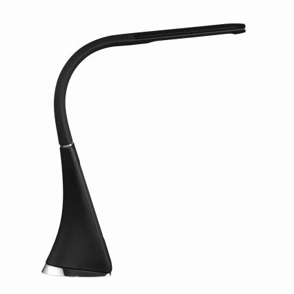 LED Stmievateľná stolná lampa s displejom LED/10W/5V čierna