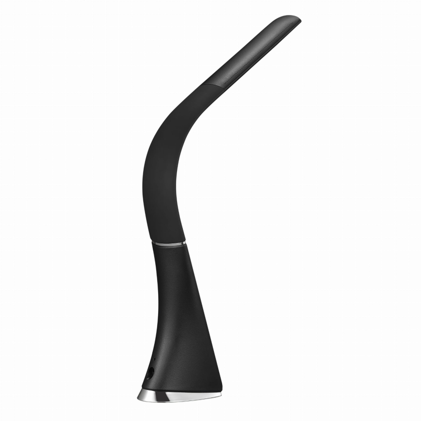LED Stmievateľná stolná lampa s displejom LED/10W/5V čierna