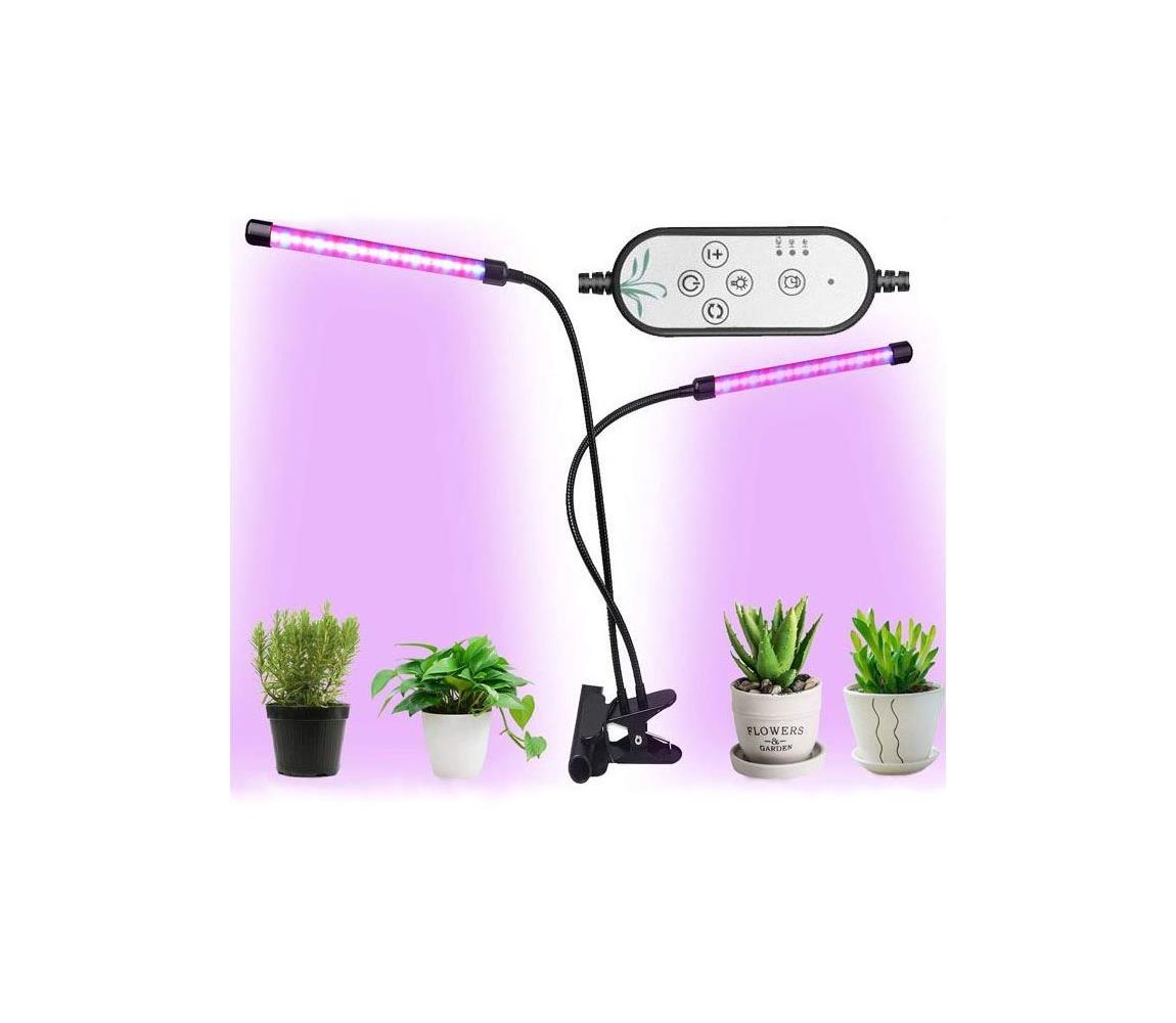 LED Stmievateľná stolná lampa s klipom na pestovanie rastlín LED/8W/5V