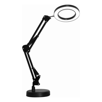 LED Stmievateľná stolná lampa s lupou LED/10W/230V 3000/4500/6000K