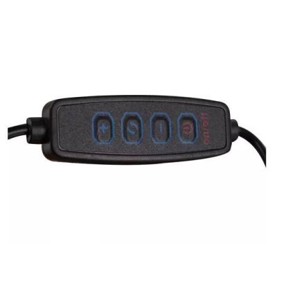 LED Stmievateľná stolná lampa s lupou LED/6W/5V 3000K/4000K/6000K biela