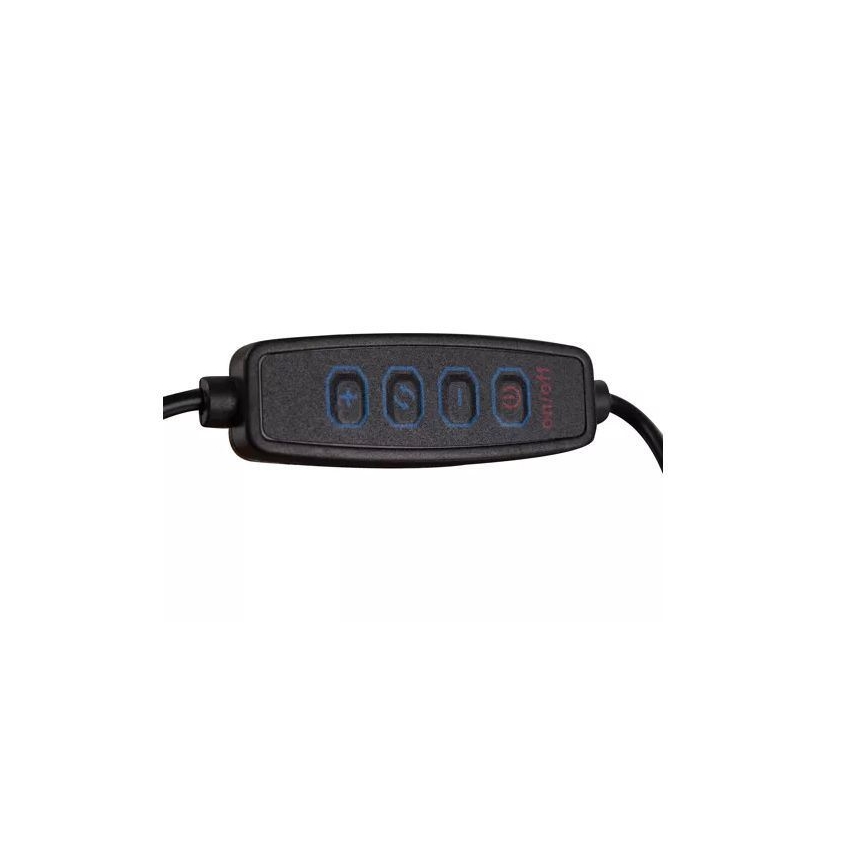 LED Stmievateľná stolná lampa s lupou LED/6W/5V 3000K/4000K/6000K biela