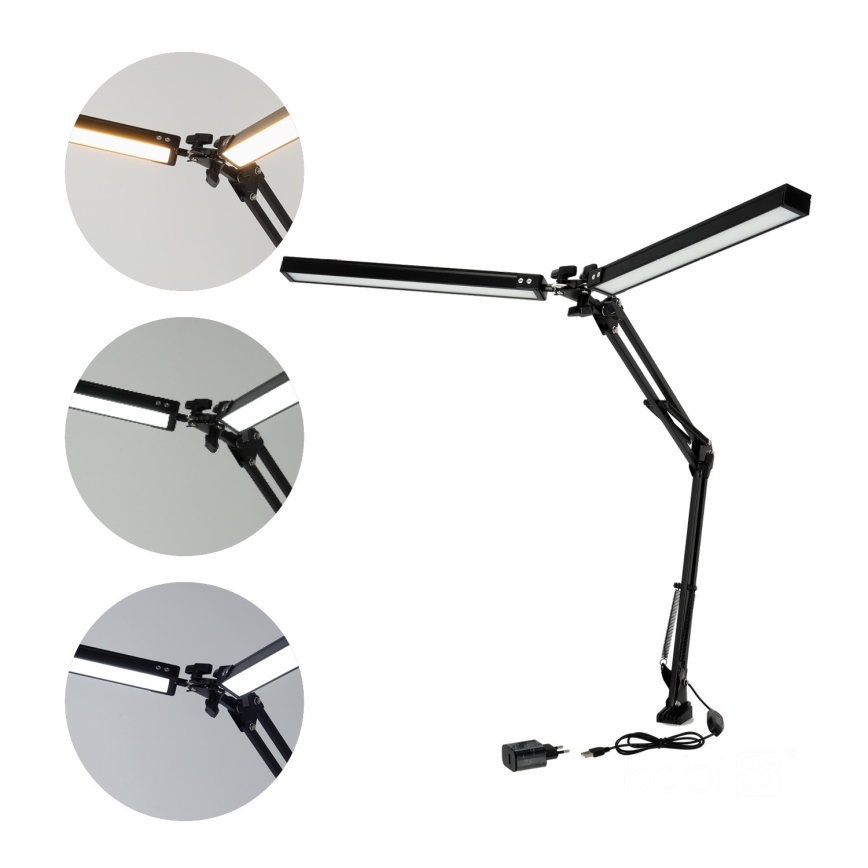 LED Stmievateľná stolná lampa TENUIX DUO 2xLED/14W/230V 3000-6000K