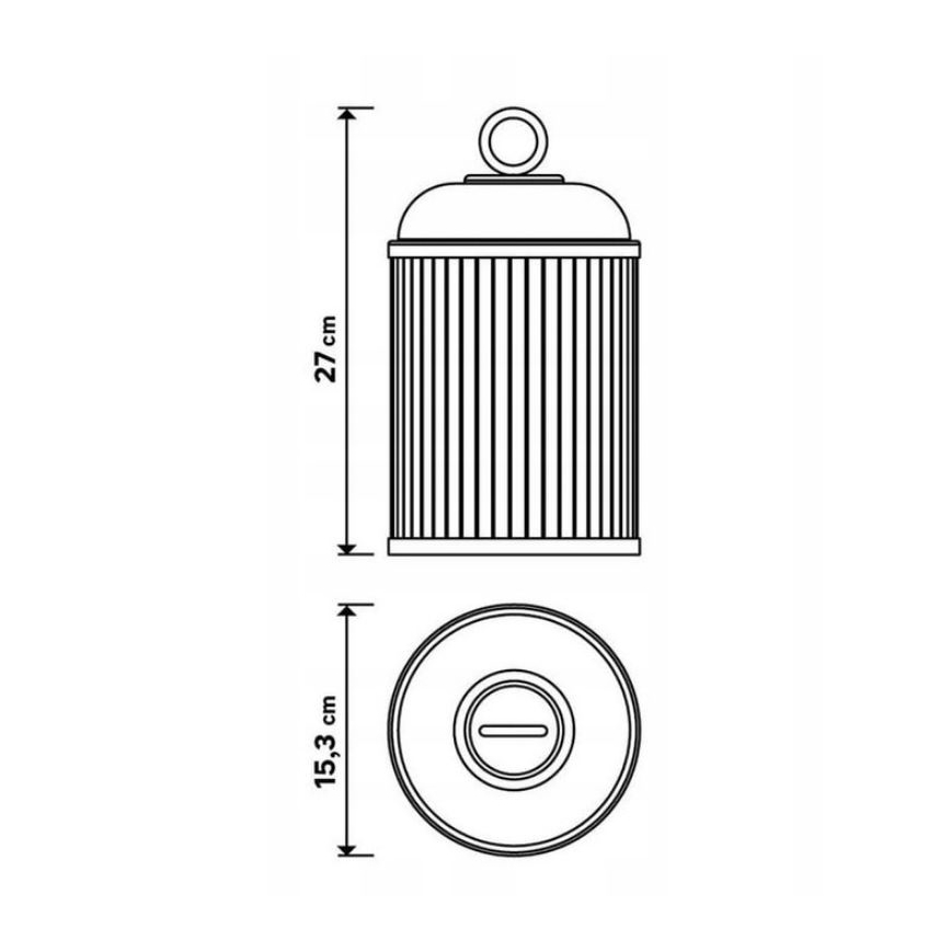 LED Stmievateľná vonkajšia lampa CANARI LED/2W/5V IP44