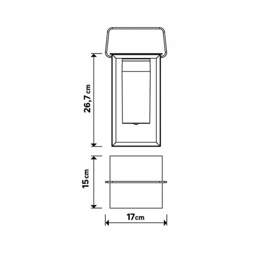 LED Stmievateľná vonkajšia lampa MESHY LED/2W/5V IP44