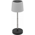 LED stmievateľná vonkajšia nabíjacia stolná lampa LED/2W/5V IP44 1200 mAh sivá
