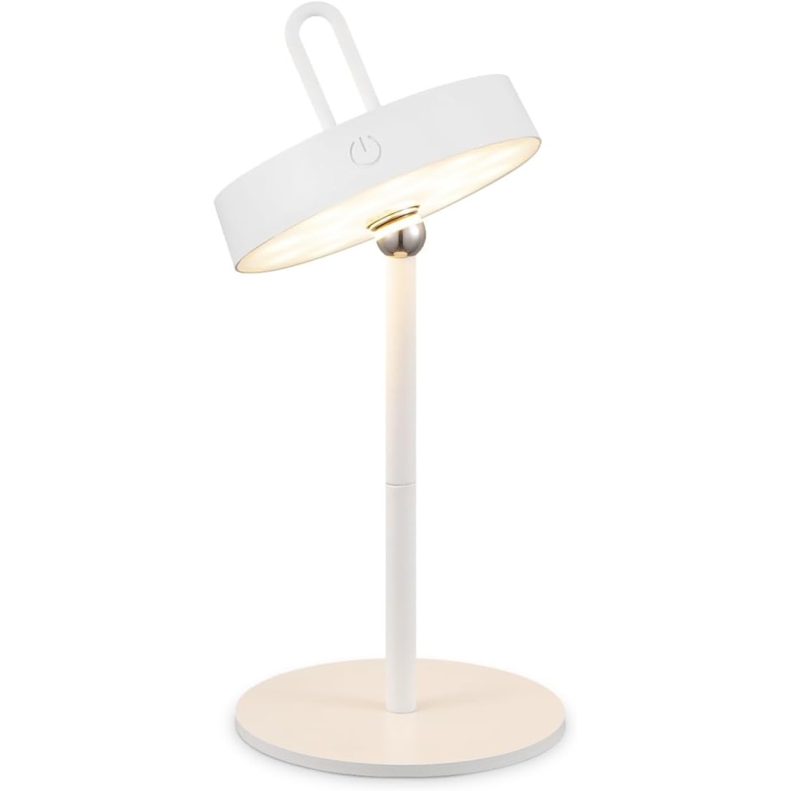 LED stmievateľná vonkajšia nabíjateľná dotyková stolová lampa GENTLE LED/1,5W/3,7V 3000 mAh IP44 biela