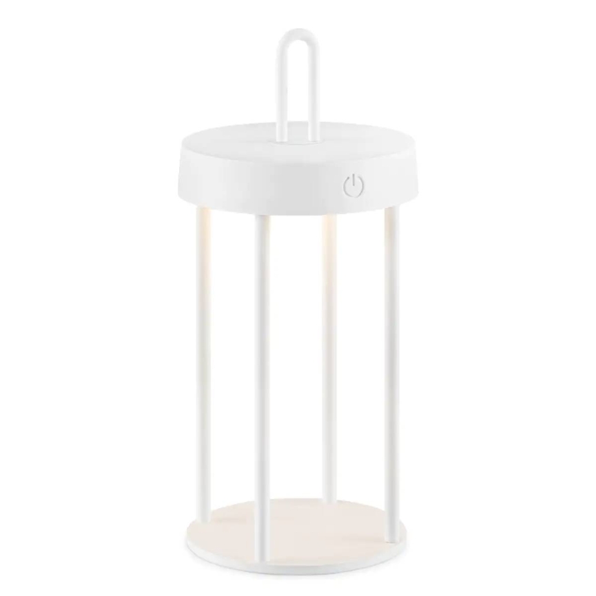 LED Stmievateľná vonkajšia nabíjateľná dotyková stolová lampa GENTLE LED/1,5W/3,7V 3000 mAh IP44 biela