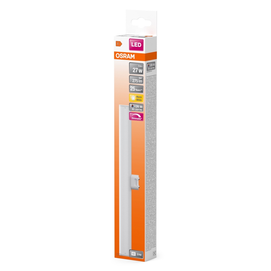 LED Stmievateľná žiarivková trubica S14d/3W/230V 2700K 30 cm CRI 90 - Osram