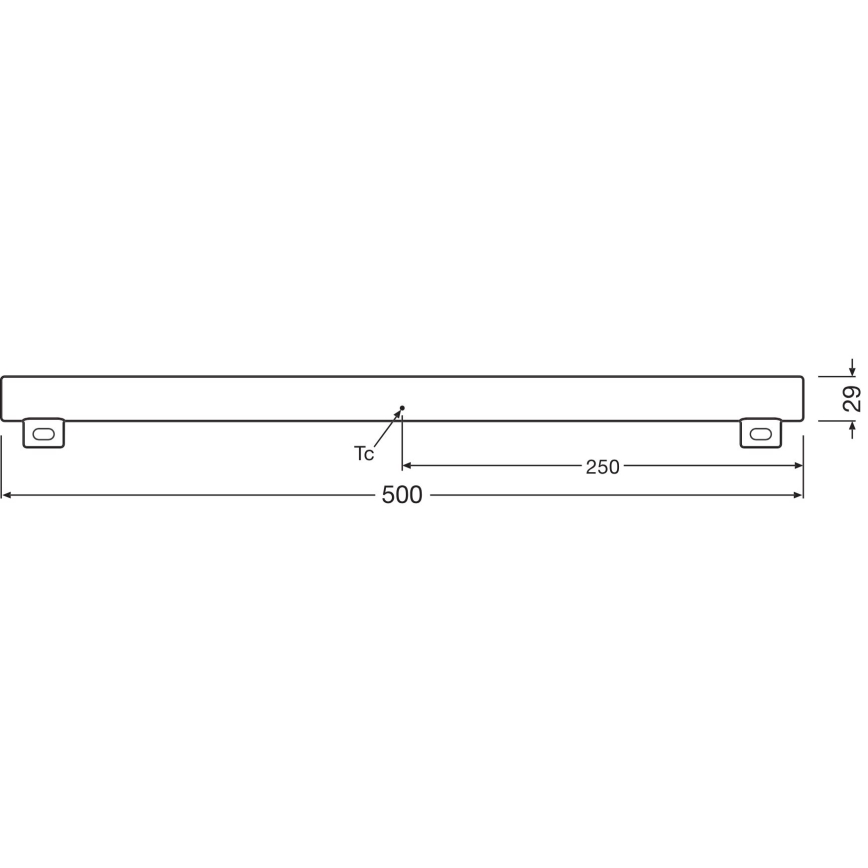 LED Stmievateľná žiarivková trubica S14s/4,7W/230V 2700K 50 cm CRI 90 - Osram
