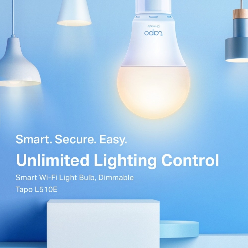 LED stmievateľná žiarovka A60 E27/8,7W/230V 2700K Wi-Fi - TP-Link