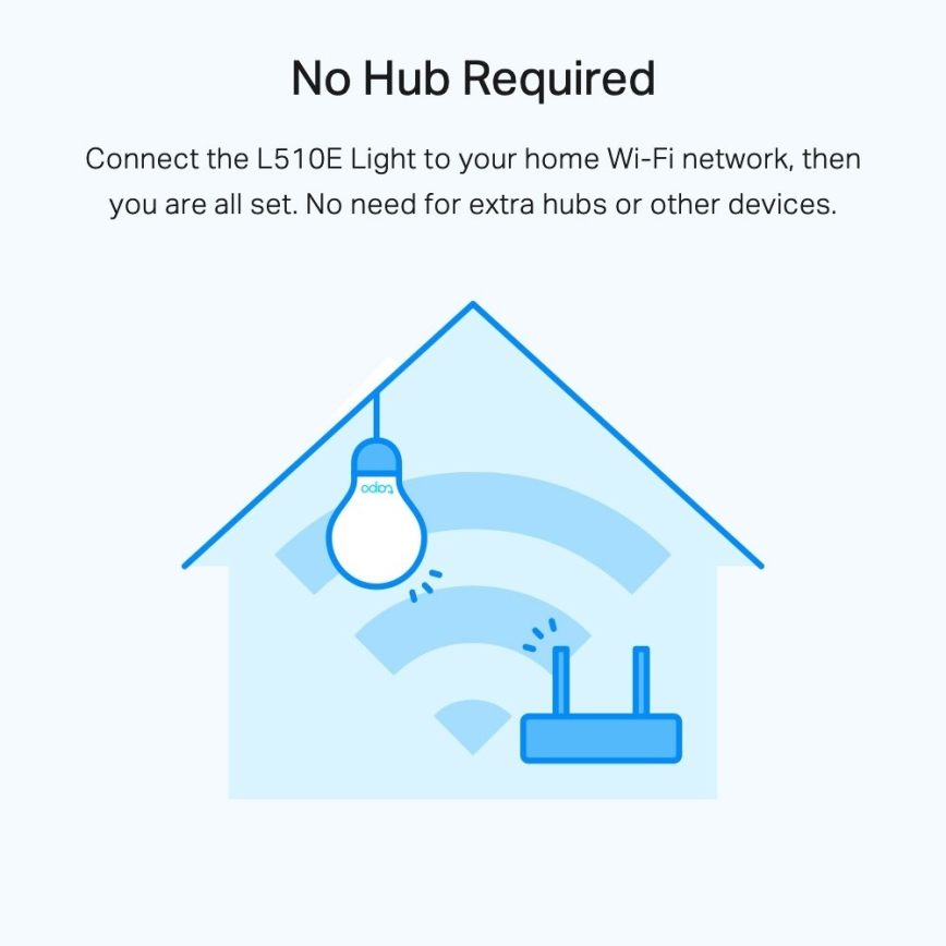 LED stmievateľná žiarovka A60 E27/8,7W/230V 2700K Wi-Fi - TP-Link