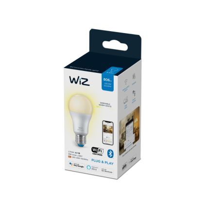 LED Stmievateľná žiarovka A60 E27/8W/230V 2700K CRI 90 Wi-Fi - WiZ