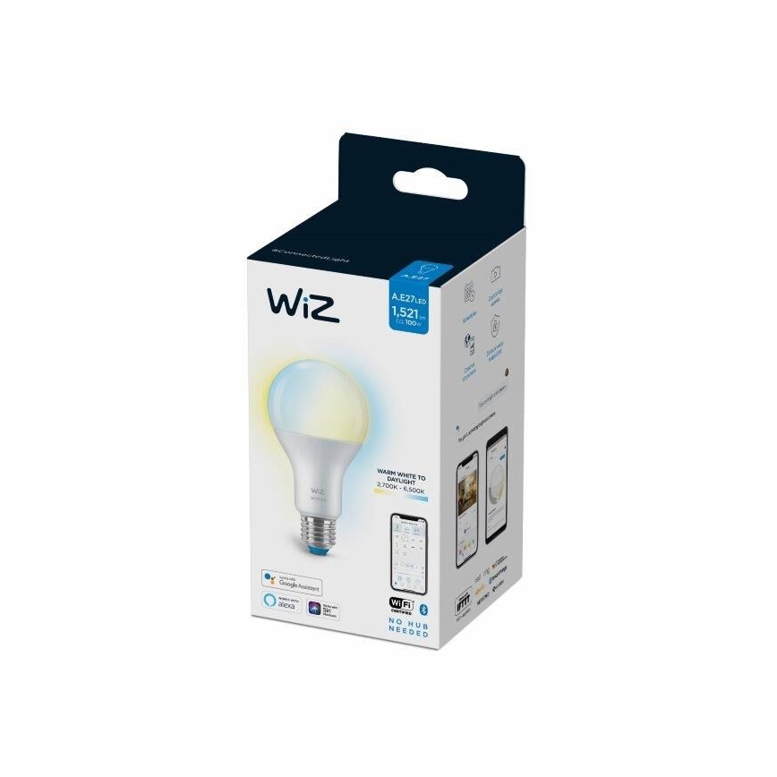 LED Stmievateľná žiarovka A67 E27/13W/230V 2700-6500K CRI 90 Wi-Fi - WiZ