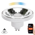LED Stmievateľná žiarovka AR111 GU10/10W/230V 3000-6500K Wi-Fi Tuya 30° biela