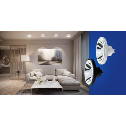 LED Stmievateľná žiarovka AR111 GU10/10W/230V 3000-6500K Wi-Fi Tuya 30° biela