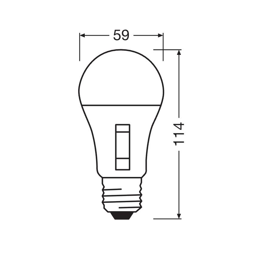 LED Stmievateľná žiarovka CLASSIC A60 E27/10,5W/230V 2700/3000/4000/6500K - Osram