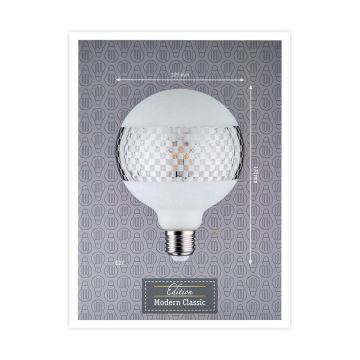 LED Stmievateľná žiarovka CLASSIC G125 E27/4,5W/230V 2600K - Paulmann 28742