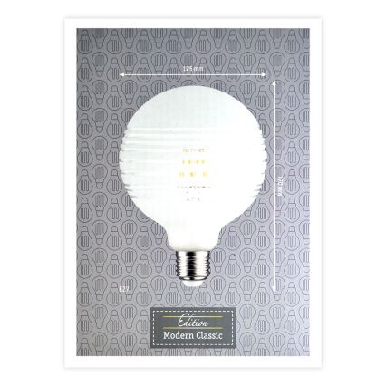 LED Stmievateľná žiarovka CLASSIC G125 E27/4,5W/230V 2600K - Paulmann 28744