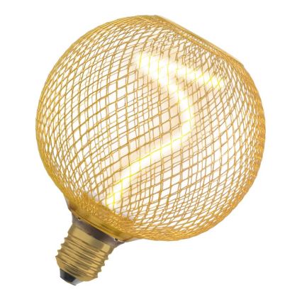 LED Stmievateľná žiarovka DECOR FILAMENT G125 E27/3,5W/230V 1800K zlatá - Osram