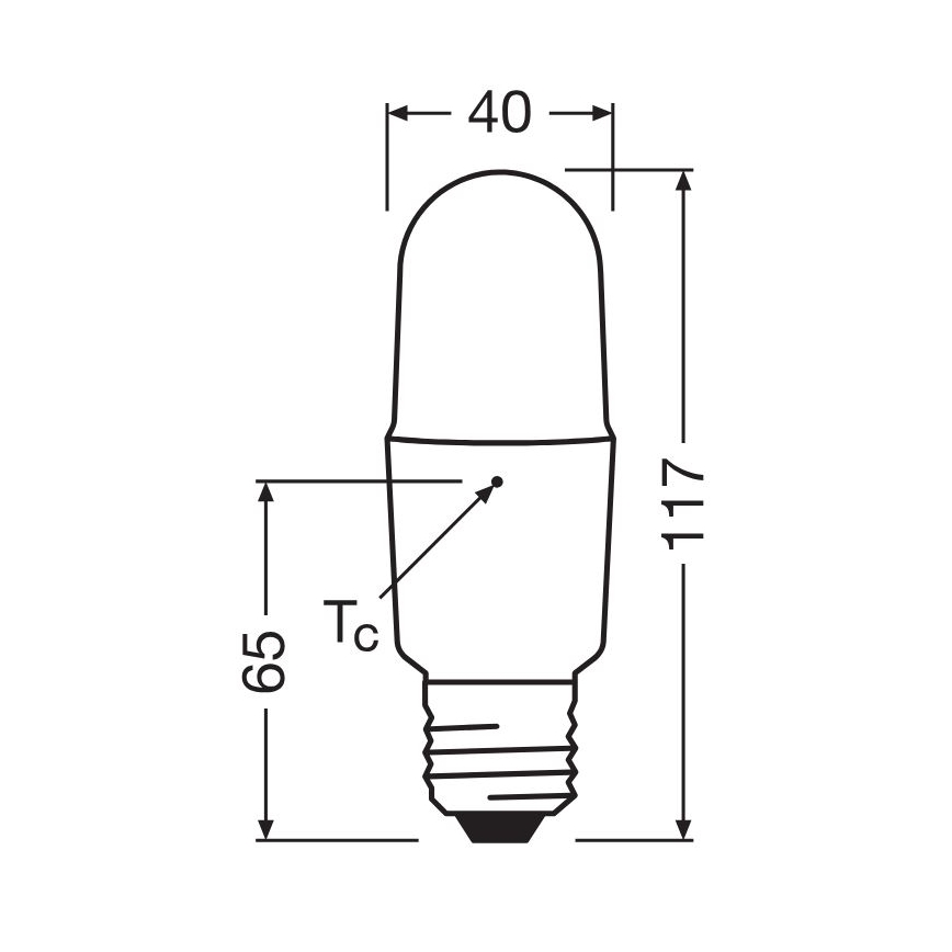 LED Stmievateľná žiarovka E27/11W/230V 2700K CRI 90 - Osram