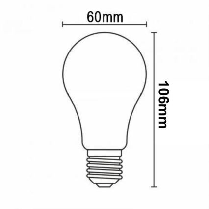 LED Stmievateľná žiarovka FILAMENT A60 E27/11W/230V 3000K