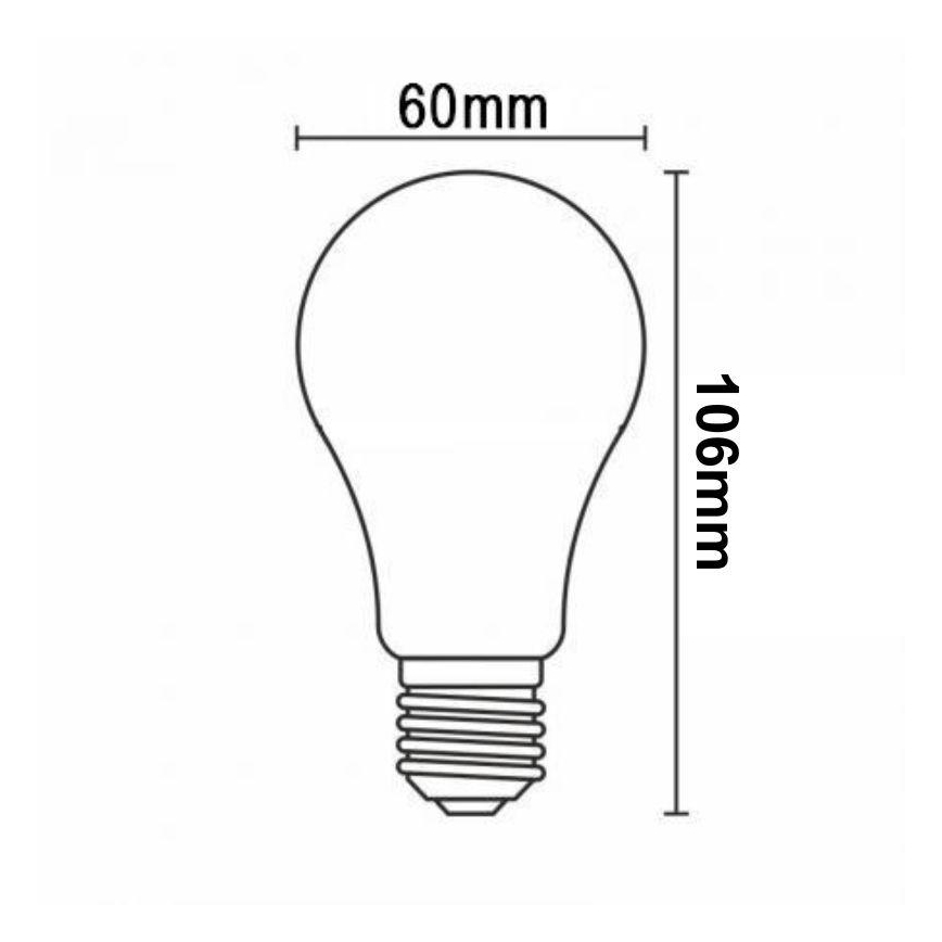 LED Stmievateľná žiarovka FILAMENT A60 E27/11W/230V 3000K