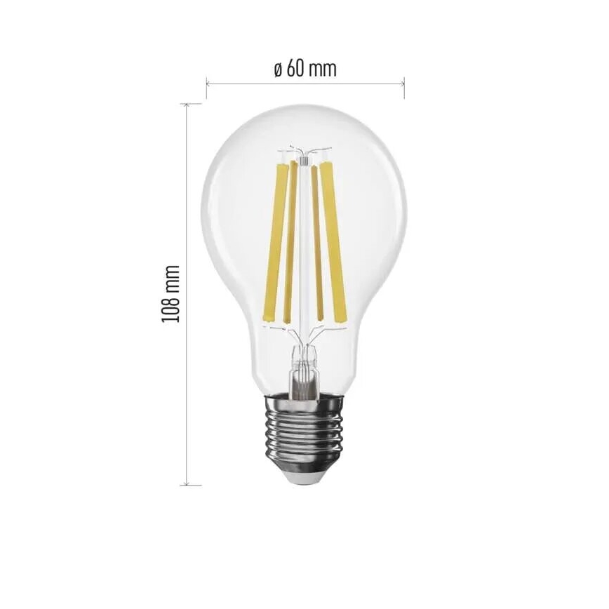 LED Stmievateľná žiarovka FILAMENT A60 E27/11W/230V 4000K
