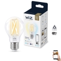 LED Stmievateľná žiarovka FILAMENT A60 E27/6,7W/230V 2700-6500K CRI 90 Wi-Fi - WiZ