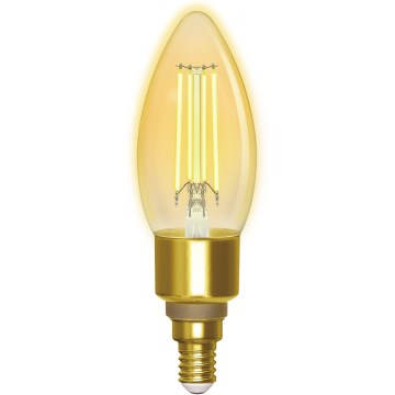 LED Stmievateľná žiarovka FILAMENT C35 E14/4,5W/230V 2700-6500K Wi-Fi - Aigostar