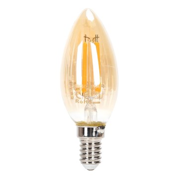 LED stmievateľná žiarovka FILAMENT C35 E14/4W/230V 2200K - Aigostar