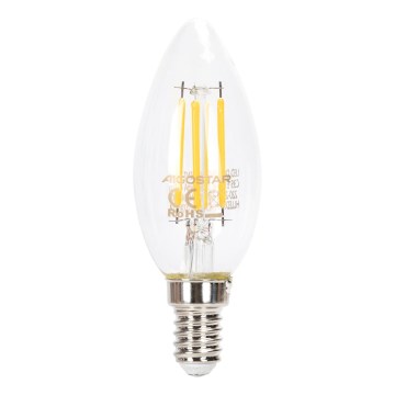 LED Stmievateľná žiarovka FILAMENT C35 E14/4W/230V 2700K - Aigostar