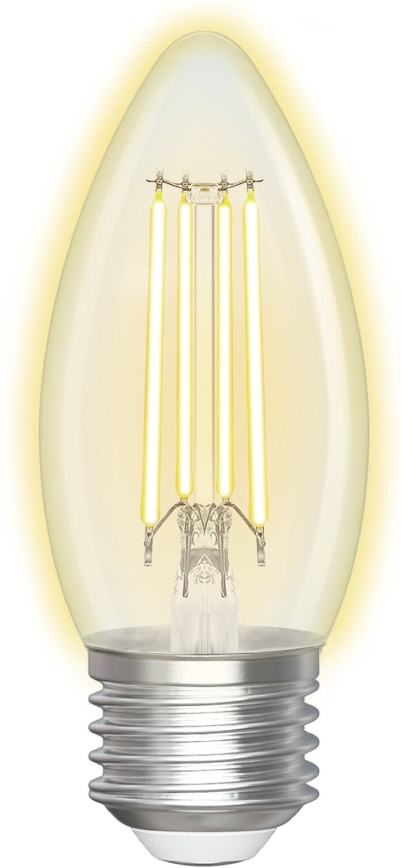 LED Stmievateľná žiarovka FILAMENT C35 E27/4,5W/230V 2700-6500K Wi-Fi - Aigostar