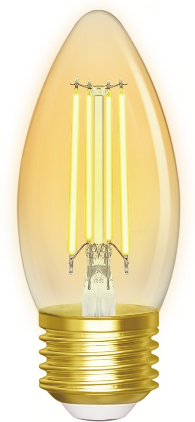 LED Stmievateľná žiarovka FILAMENT C35 E27/4,5W/230V 2700-6500K Wi-Fi - Aigostar