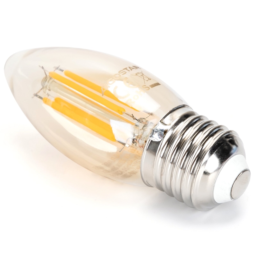 LED Stmievateľná žiarovka FILAMENT C35 E27/4W/230V 2200K - Aigostar