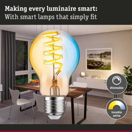 LED Stmievateľná žiarovka FILAMENT E27/7,5W/230V 2200-5500K - Paulmann 29155