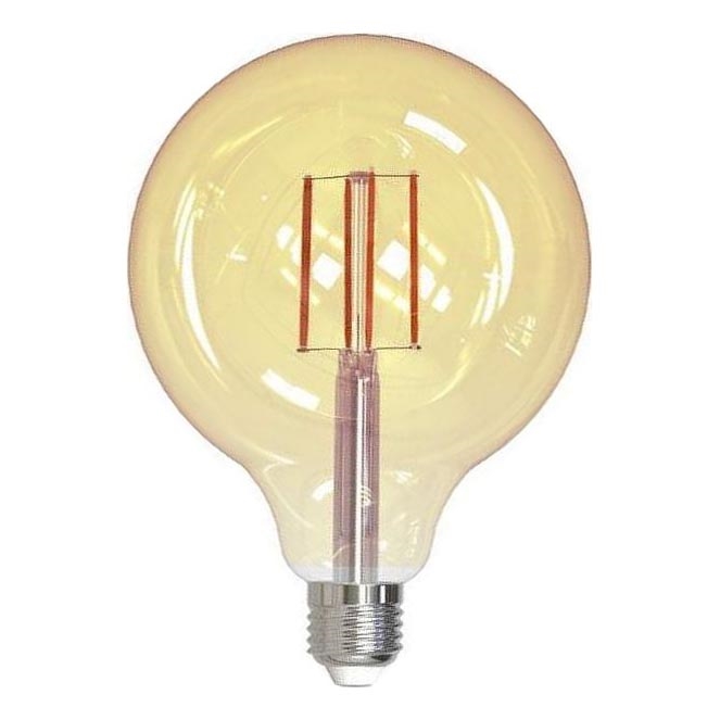 LED Stmievateľná žiarovka FILAMENT G125 E27/12W/230V 2000K