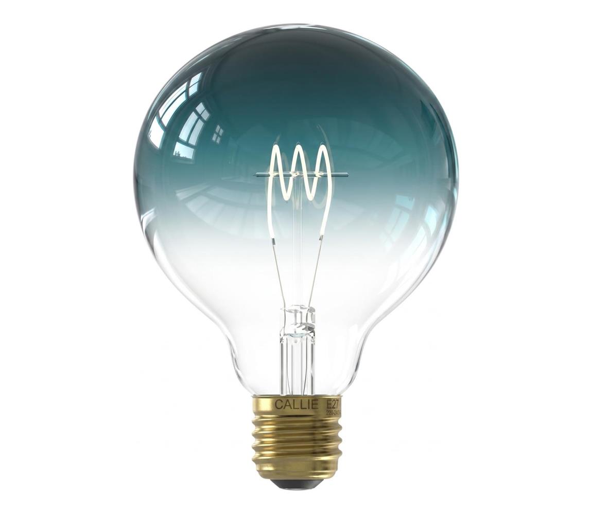 LED stmievateľná žiarovka FILAMENT G125 E27/4W/230V 1800K modrá 8712879146926