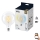 LED Stmievateľná žiarovka FILAMENT G125 E27/7W/230V 2700-6500K CRI 90 Wi-Fi - WiZ