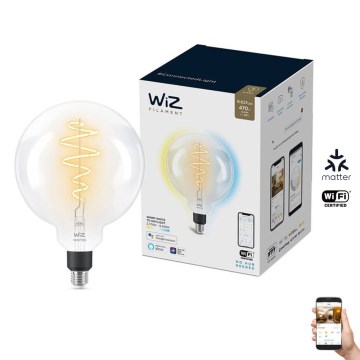 LED Stmievateľná žiarovka FILAMENT G200 E27/6,5W/230V 2700-6500K CRI 90 Wi-Fi - WiZ