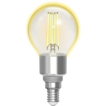 LED Stmievateľná žiarovka FILAMENT G45 E14/4,5W/230V 2700-6500K Wi-Fi - Aigostar