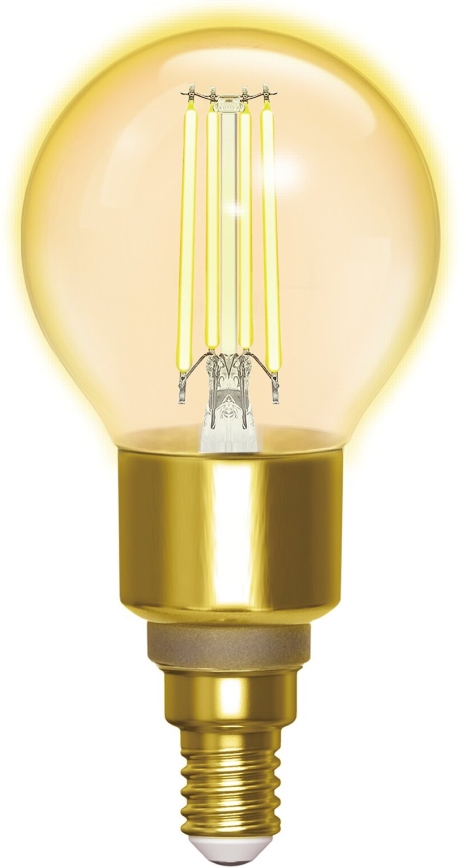 LED Stmievateľná žiarovka FILAMENT G45 E14/4,5W/230V 2700-6500K Wi-Fi - Aigostar