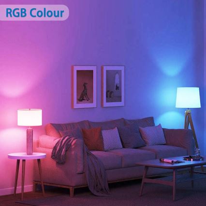 LED Stmievateľná žiarovka FILAMENT G45 E14/6,5W/230V 2700-6500K Wi-Fi - Aigostar