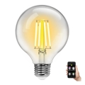 LED Stmievateľná žiarovka FILAMENT G95 E27/6W/230V 2700-6500K Wi-Fi - Aigostar