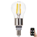 LED Stmievateľná žiarovka FILAMENT MESH Smart G45 E14/4,5W/230V 2700-6500K - Aigostar