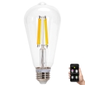 LED Stmievateľná žiarovka FILAMENT MESH Smart ST64 E27/6W/230V 2700-6500K - Aigostar