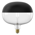 LED stmievateľná žiarovka FILAMENT s vrchlíkom E27/6W/230V 1800K čierna CRI 90