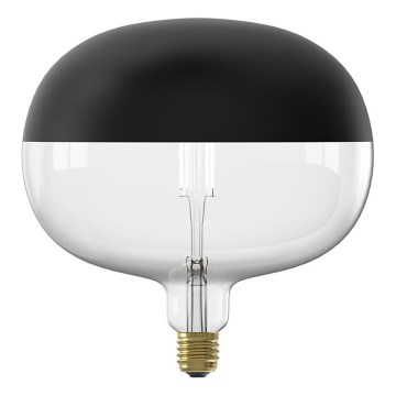 LED stmievateľná žiarovka FILAMENT s vrchlíkom E27/6W/230V 1800K čierna CRI 90
