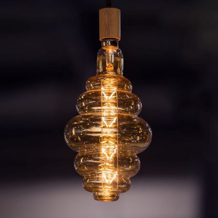 LED Stmievateľná žiarovka FILAMENT S200 E27/8W/230V 1800K