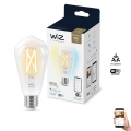 LED Stmievateľná žiarovka FILAMENT ST64 E27/6,7W/230V 2700-6500K CRI 90 Wi-Fi - WiZ